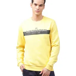 Lindbergh Yellow Round Neck Sweatshirt-picture-17