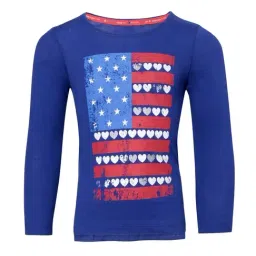 Jockey Kids Indigo Printed T-Shirt-image-53