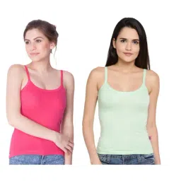 Dollar Missy Green & Pink Camisole Pack of - 2-image-58