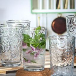 ROXX Transparent Glass Tumbler - Set of 6 (300ml)-image-39