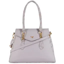 Baggit Grey Solid Medium Handbag-60