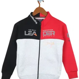 Monte Carlo Kids Multicolor Color Block Full Sleeves Sweatshirt-image-90