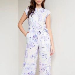 AND Multicolor Floral Print Culottes Jumpsuit-image-22