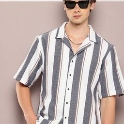 Kook N Keech Premium Striped Relaxed Fit Casual Shirt-picture-23