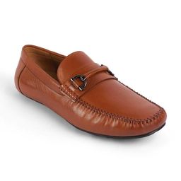 Tresmode Men Leather Formal Loafers-image-69