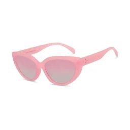 Vincent Chase HOLIDAY EDIT Light Pink Cat Eye Polarised and UV Protected Lens Sunglasses for Women-image-72