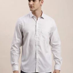 Turtle White Cotton Slim Fit Printed Shirt-picture-24
