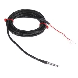 RS PRO PT100 RTD Sensor 4 mm Dia 25 mm Long 4 Wire Probe Class B +250°C Max, 1235588-11