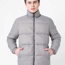 Red Tape Grey Regular Fit Quilted Jacket-picture-11