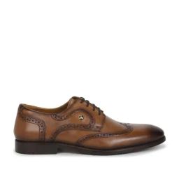 Louis Philippe Men's Brown Brogue Shoes-image-49