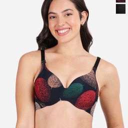 shyaway Pack Of 2 Floral Bra Medium Coverage Underwired Lightly Padded-picture-15