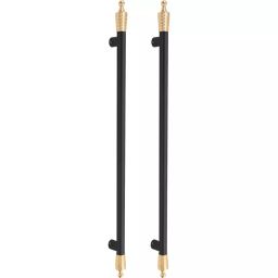 Atom 790 mm Stainless Steel Black and Gold Glossy Finish Pull Handle (Pack of 2)-picture-31