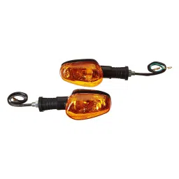 Uno Minda TD-5034A Amber Lens Blinker Lamp Assembly Rear LH/RH for Tvs Star City (Set of 2 Pcs)-image-10
