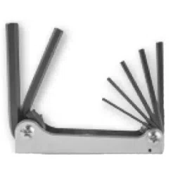 Groz 7 Hexagon Key Set Metric ALN/HX-HX/7/GRZ-10