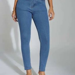 Miss Chase Blue Plain Jeans-picture-32