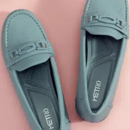 Metro Women's Blue Loafers-picture-42