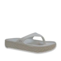 Doubleu Women's White Flip Flops-43