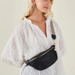 Accessorize London Black Solid Waist Pouch-image-42
