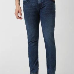 Van Heusen Navy Skinny Fit Jeans-image-13