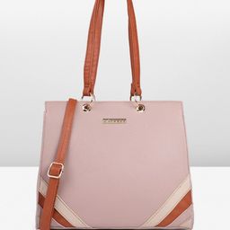 Caprese Textured Structured Shoulder Bag-9