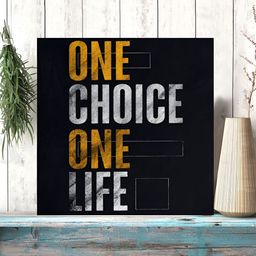 Chaque Decor Black & Yellow 1 Piece Wood Abstract Wall Paintings-image-68