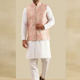 SOJANYA Men Regular Pure Cotton Kurta with Pyjamas-44