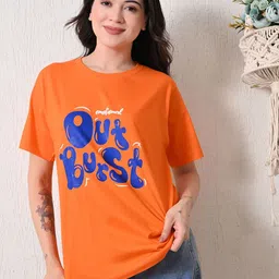 CORSICA Typography Printed Drop-Shoulder Sleeves Cotton T-shirt-image-30
