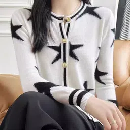 StyleCast Women Round Neck Printed Cardigan-picture-28