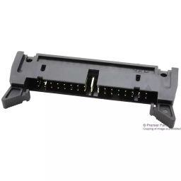 MULTICOMP PRO Pin Headers CONN, HEADER, R/A, 34POS, 2ROW, 2.5MM, MC-254-34-SL-RA-DIP-15