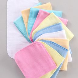 Babyhug Muslin Cotton Cloth Nappy Insert Pack of 12 - Multicolor-19