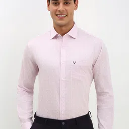 Allen Solly Men Spread Collar Geometric Printed Cotton Slim Fit Formal Shirt-image-59