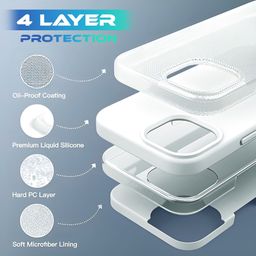 LIRAMARK Solid Printed iPhone 15 Pro Max Back Case Mobile Accessories image 5