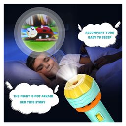 KiddyBuddy Projector Torch Slide Flashlight with Patterned Projection - (Color May vary) image 2