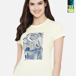 Dreambe Women Pack Of 3 Typography Printed Cotton T-shirt-picture-27