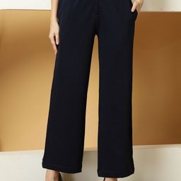 Chemistry Women Relaxed Pleated Trousers-image-97