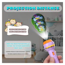 KiddyBuddy Projector Torch Slide Flashlight with Patterned Projection - (Color May vary) image 4