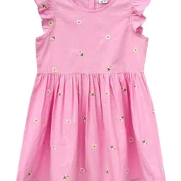 Creative Kids Flutter Sleeve Fit & Flare Dress-picture-40