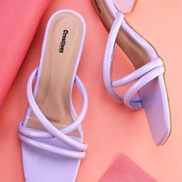 Creattoes Block Sandals with Bows-55