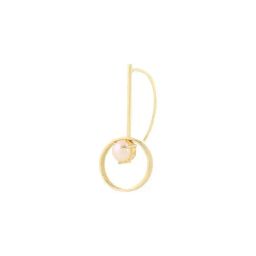 Priyaasi Gold Contemporary Hoop Earring image 5