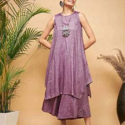 Inweave Purple A Line Kurta-picture-38