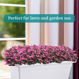 Kuber Industries 2Pcs White Rectangle Shaped Window Planters image 3