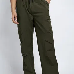 SHOWOFFFF Men Loose Fit Low-Rise Easy Wash Parachute Trouser-picture-24
