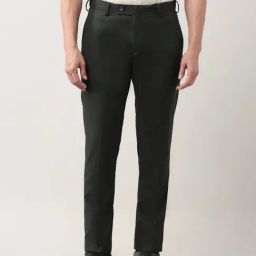 Arrow Black Regular Fit Trousers-image-89