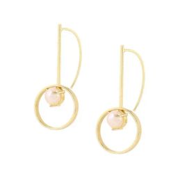 Priyaasi Gold Contemporary Hoop Earring image 2