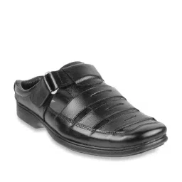 Mochi Men's Black Fisherman Sandals-picture-46