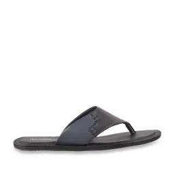 Walkway Men's Black Thong Sandals-picture-42