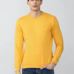 Van Heusen Yellow Round Neck Sweatshirt-picture-13
