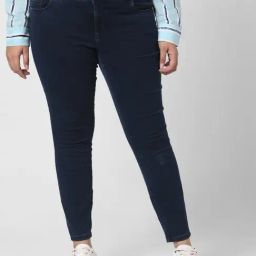 Vero Moda Dark Blue Skinny Fit Jeans-image-32