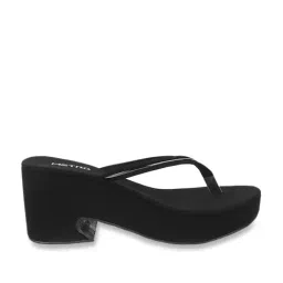 Metro Women's Black Thong Sandals-picture-23