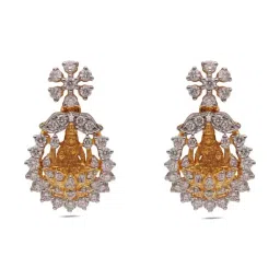 CKC 18k Gold & Diamond Earrings for Women-13